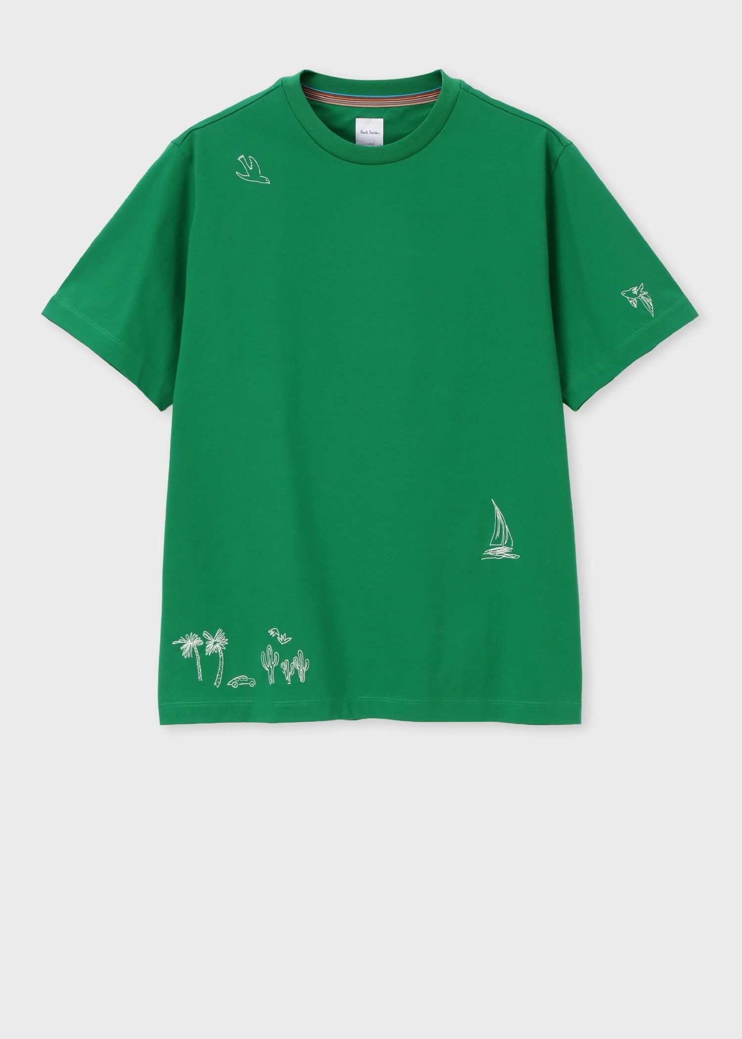 "Travel Stories" エンブロイダード Tシャツ