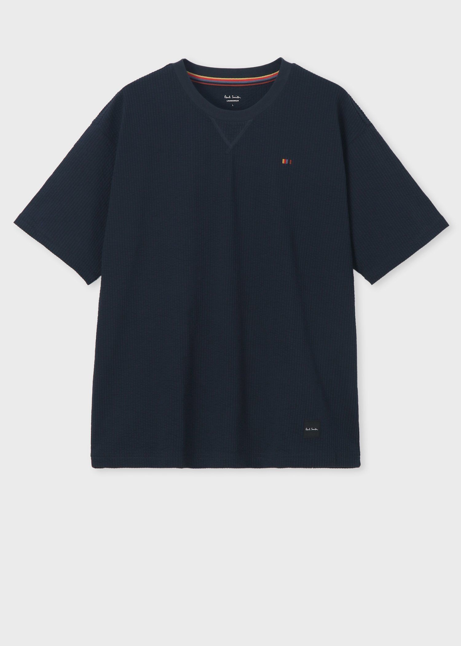 ニットサッカー Tシャツ（ネイビー） ｜ポール・スミス
