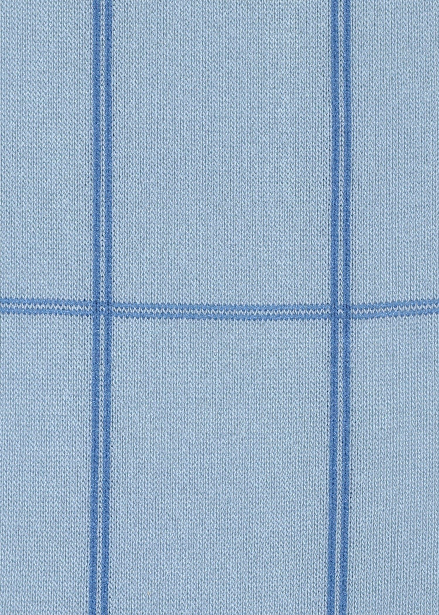 "W-Windowpane" ドレスソックス
