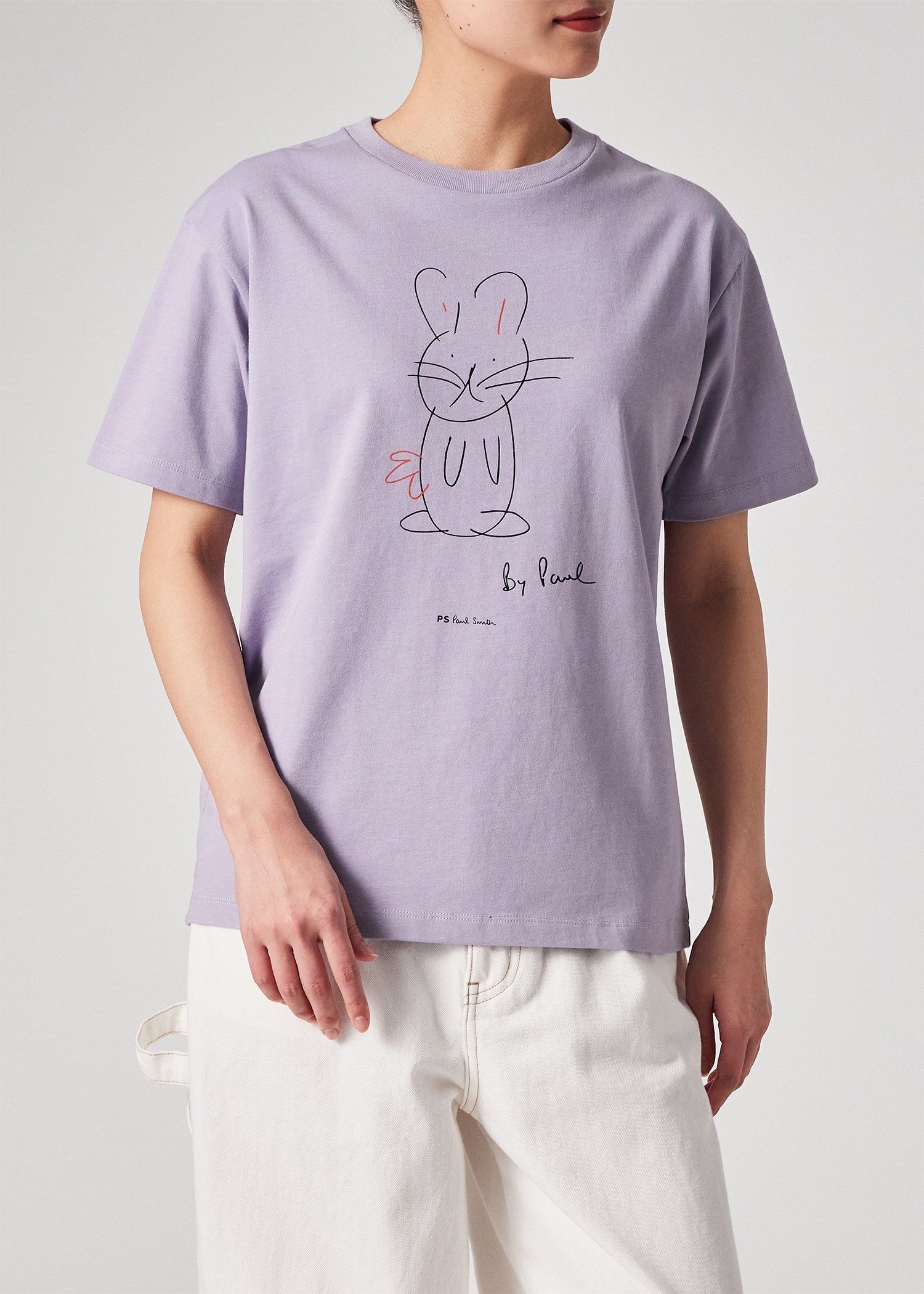 ウィメンズ Drawn by Paul "Rabbit" Tシャツ