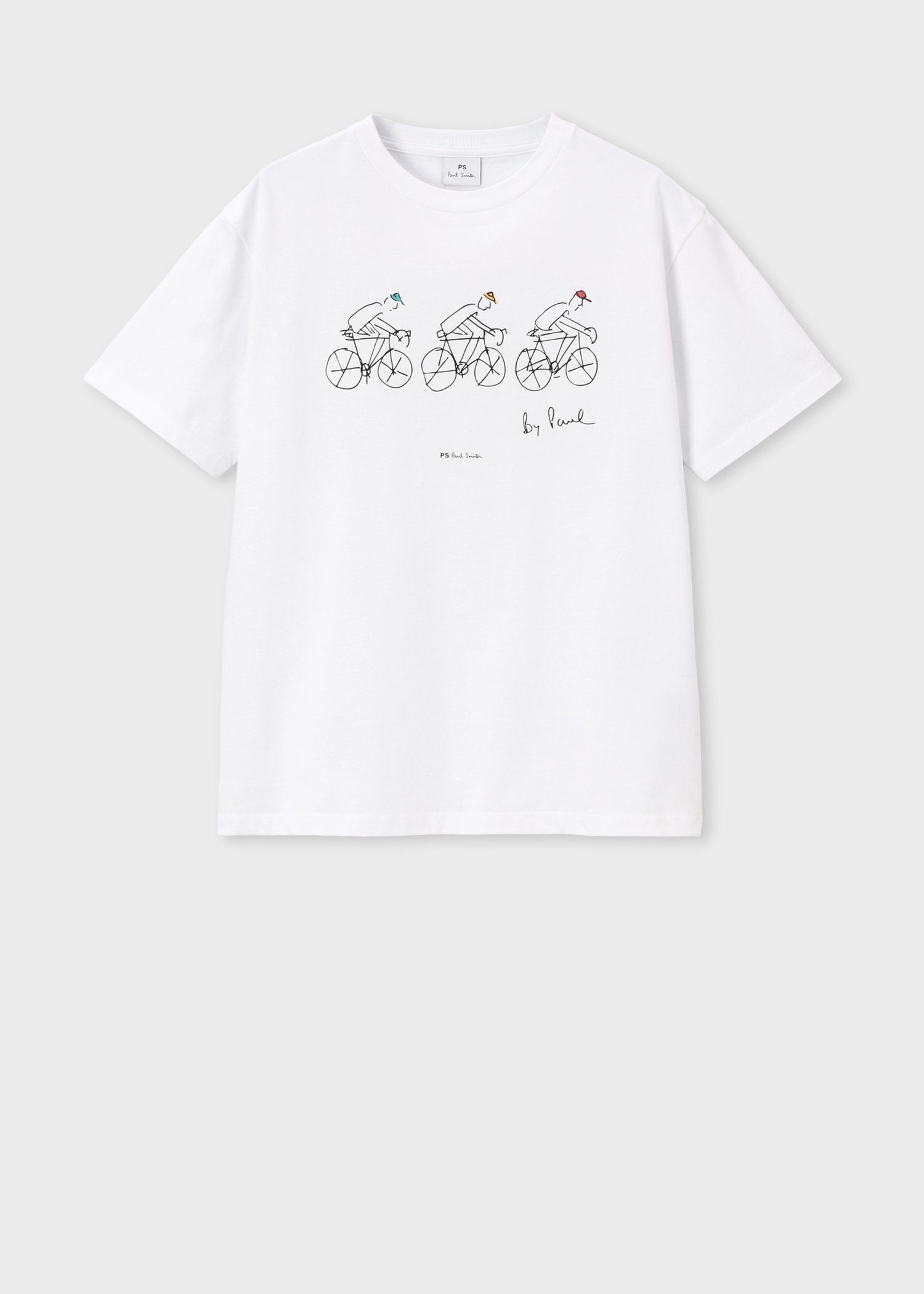 ウィメンズ Drawn by Paul "Cycling" Tシャツ