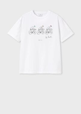 ウィメンズ Drawn by Paul "Cycling" Tシャツ