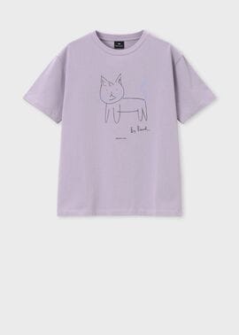 ウィメンズ Drawn by Paul "Cat" Tシャツ