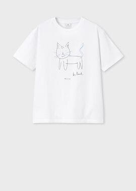 ウィメンズ Drawn by Paul "Cat" Tシャツ