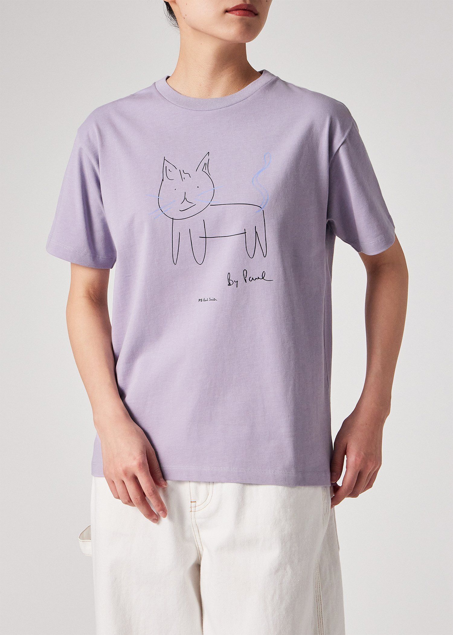 ウィメンズ Drawn by Paul "Cat" Tシャツ