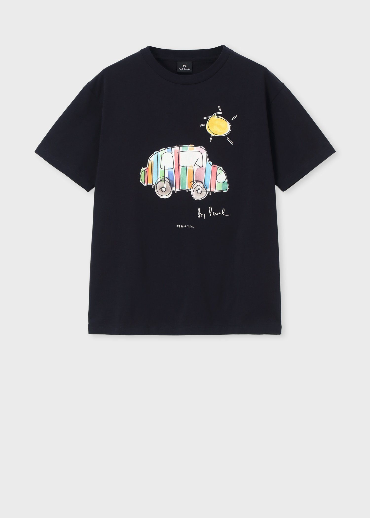 ウィメンズ Drawn by Paul "Striped Car" Tシャツ