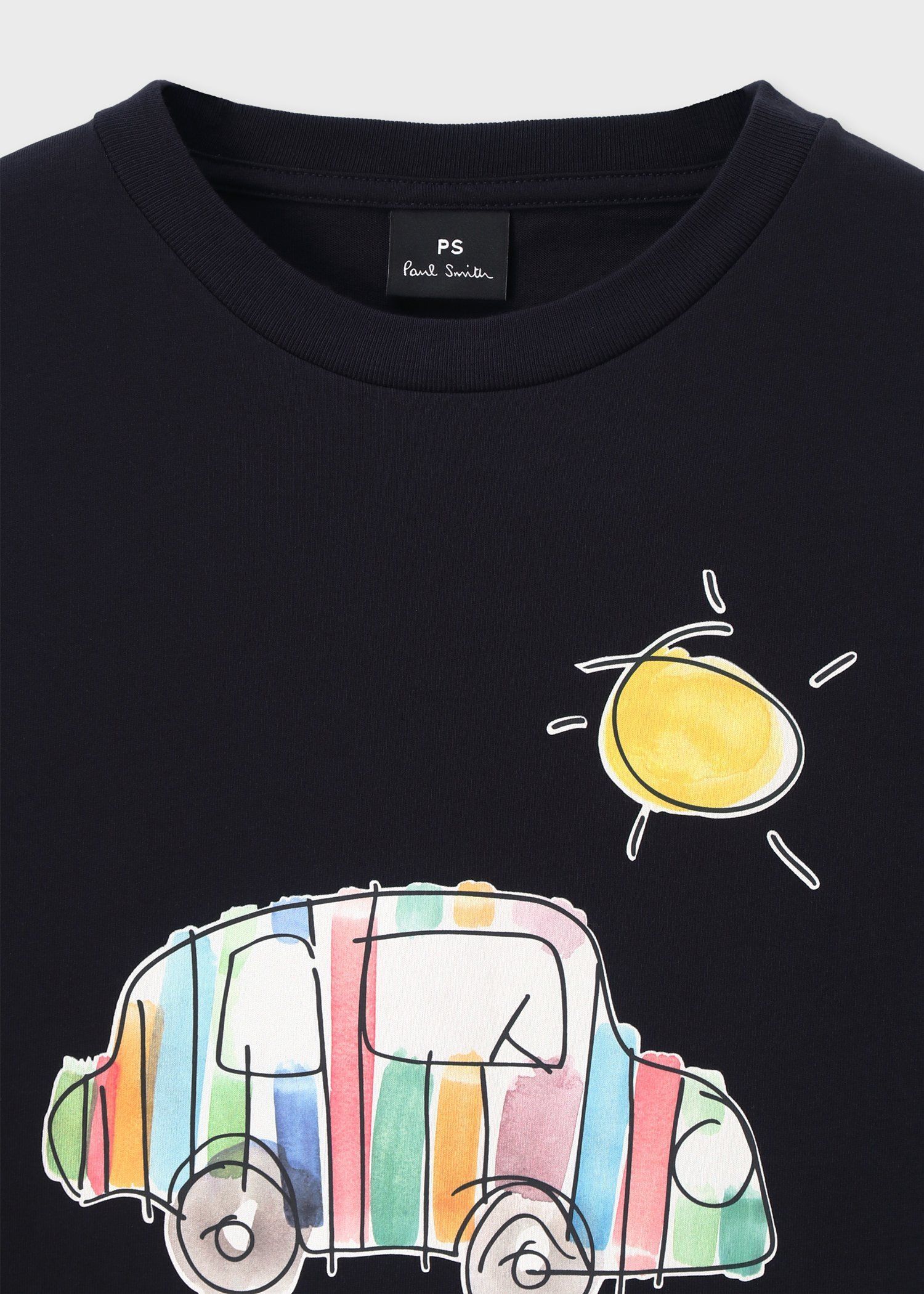 ウィメンズ Drawn by Paul "Striped Car" Tシャツ