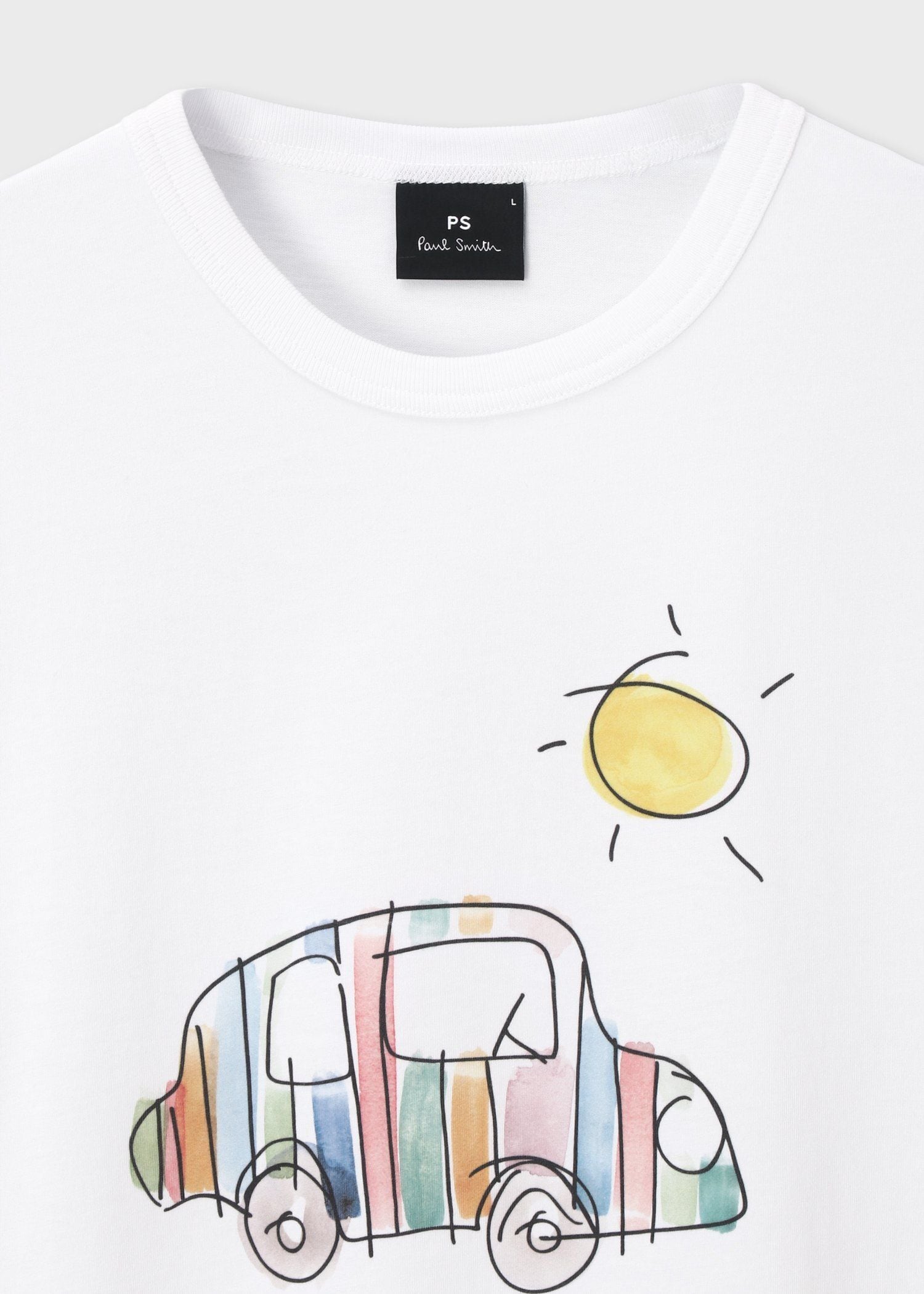 Drawn by Paul "Striped Car" Tシャツ