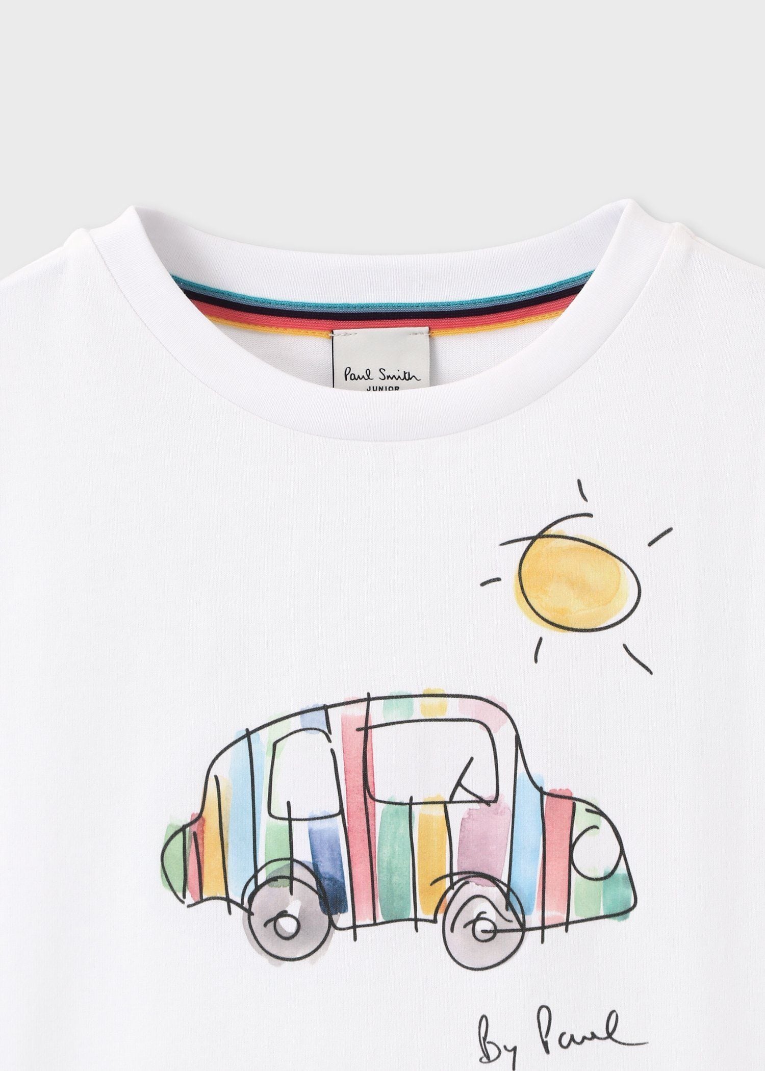 ジュニア Drawn by Paul "Striped Car" Tシャツ