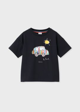 ジュニア Drawn by Paul "Striped Car" Tシャツ
