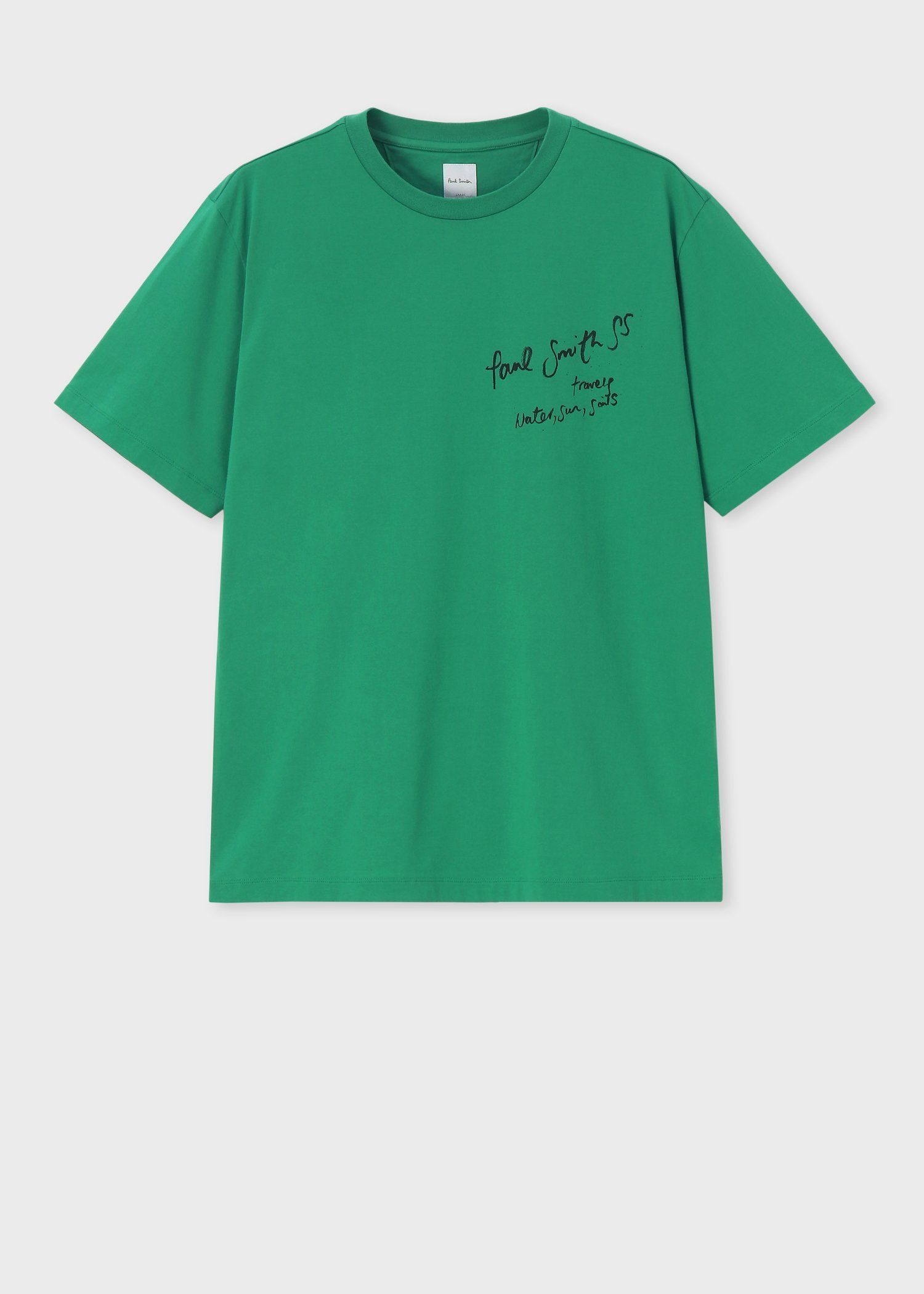 "Travels Toile" プリント Tシャツ