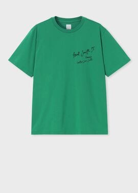 "Travels Toile" プリント Tシャツ