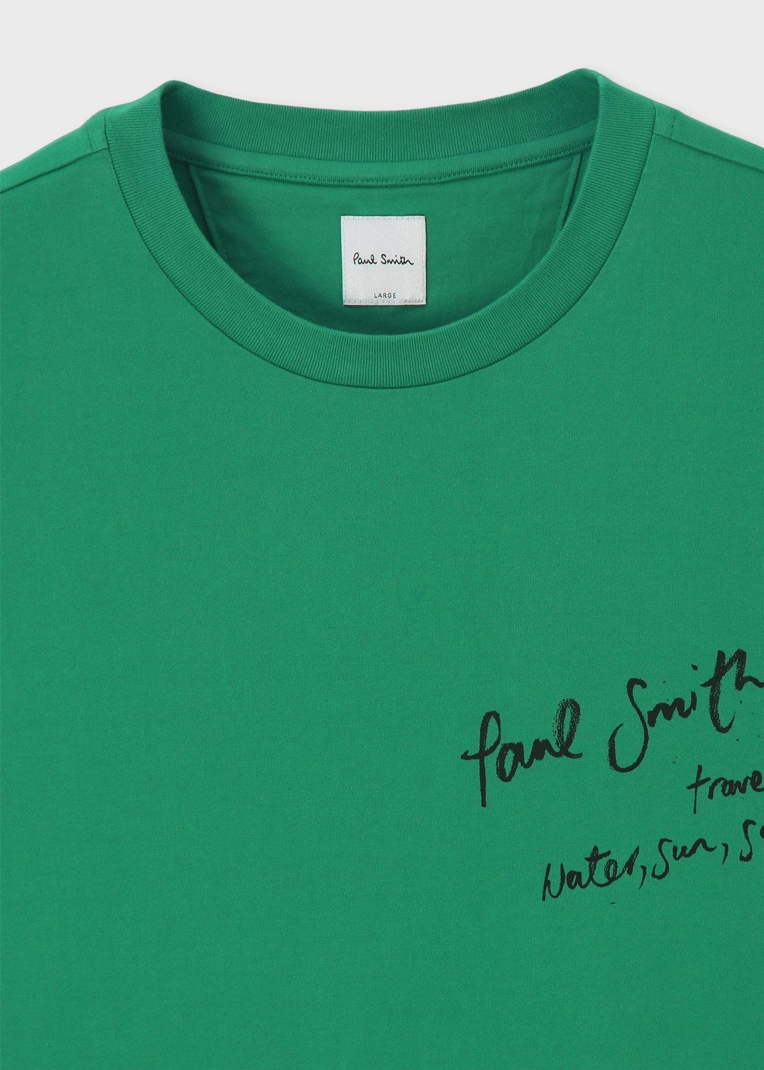 "Travels Toile" プリント Tシャツ