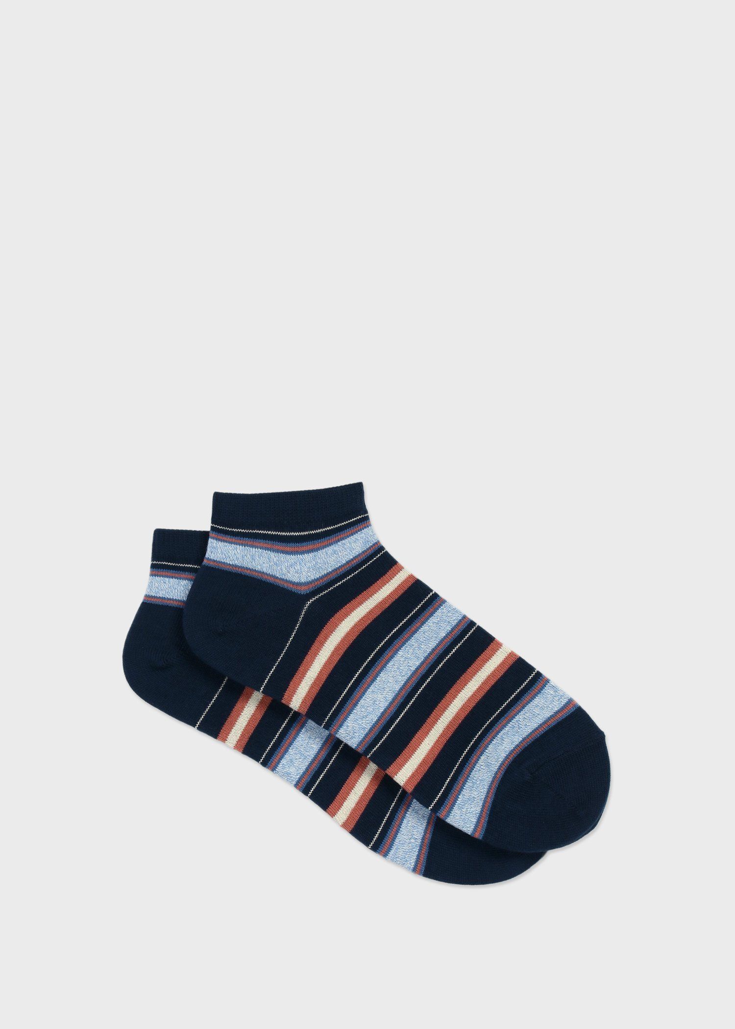 "Multi Stripe" ショートソックス