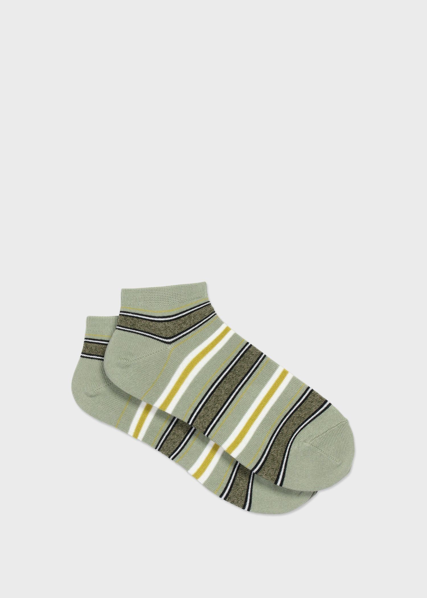 "Multi Stripe" ショートソックス