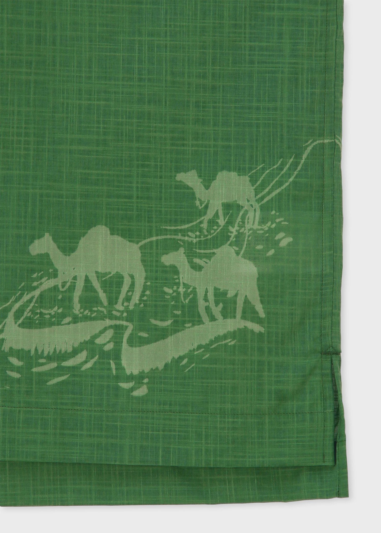 "Travels Toile" オープンカラーシャツ