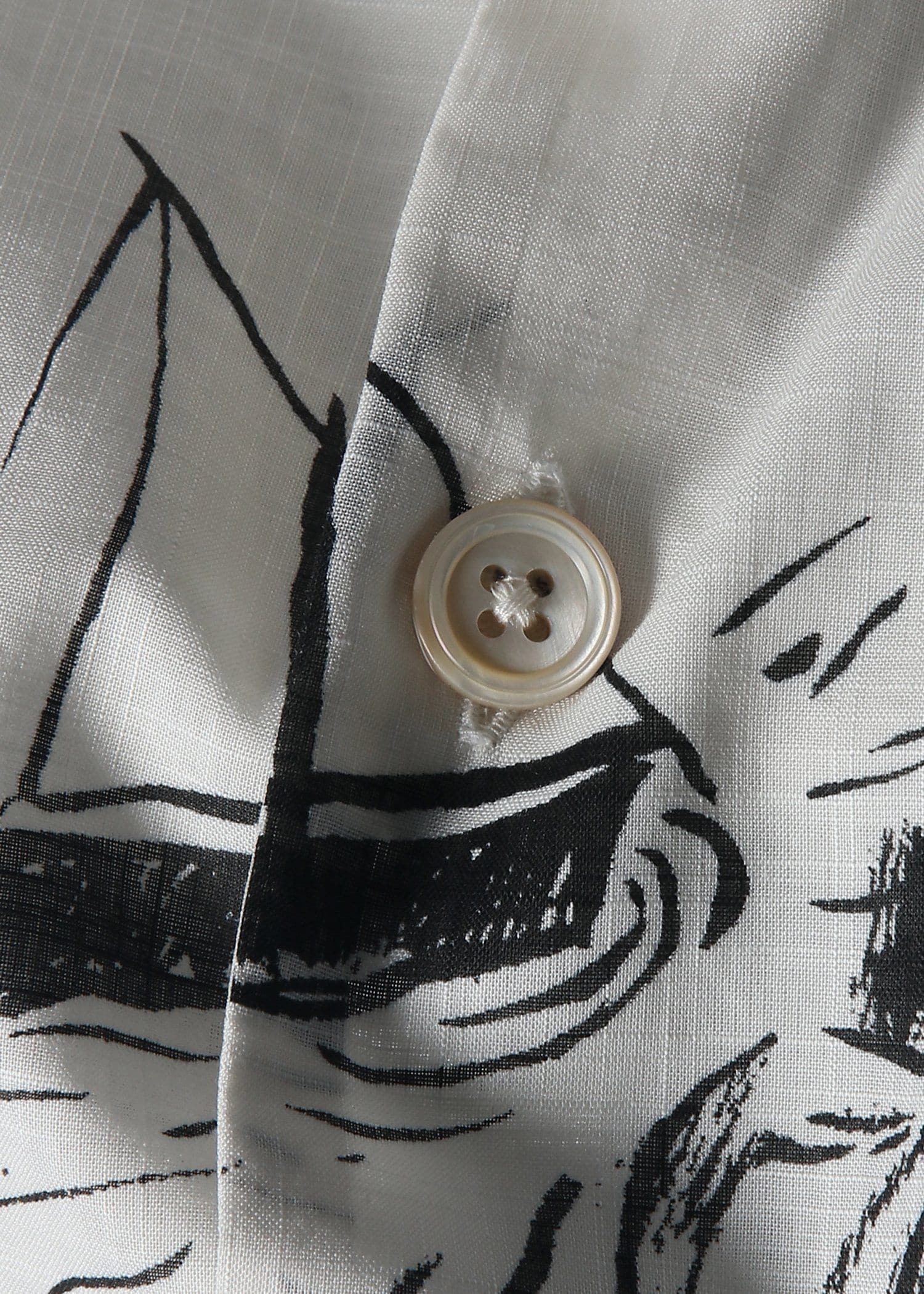 "Travels Toile" オープンカラーシャツ