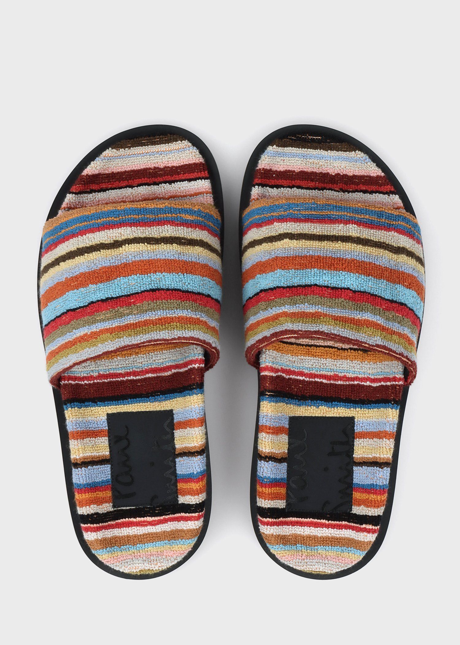 "Signature Stripe" サンダル