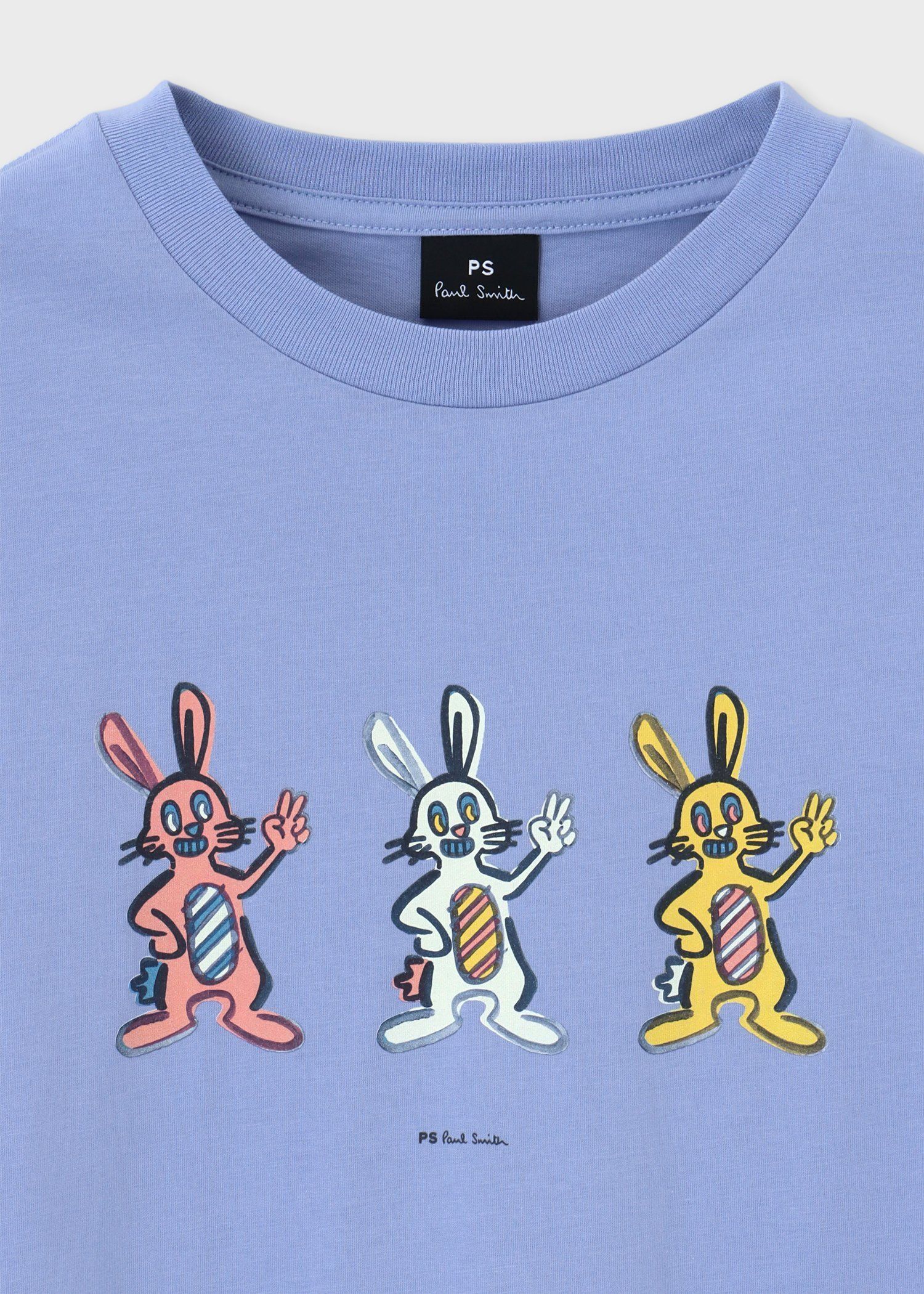 ウィメンズ ラビットトリオ 半袖Tシャツ（グレイッシュブルー