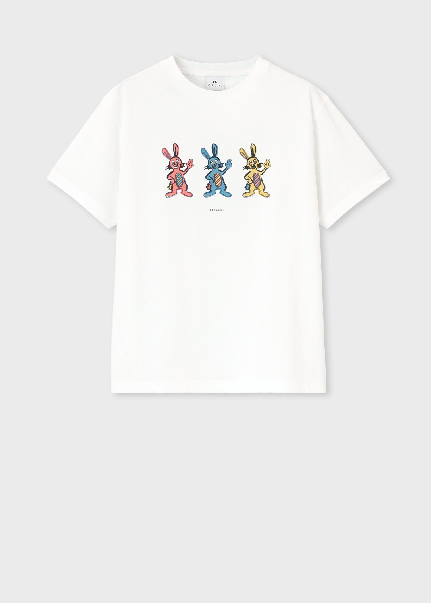 ウィメンズ ラビットトリオ 半袖Tシャツ（ホワイト） ｜ポール・スミス
