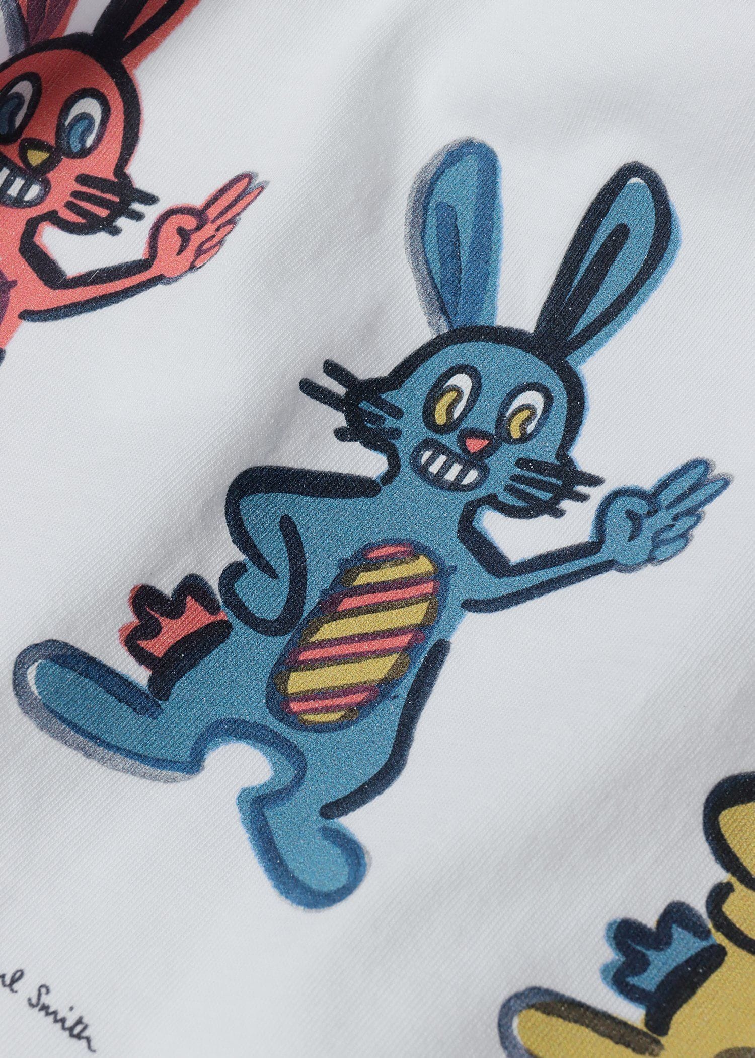 ウィメンズ ラビットトリオ 半袖Tシャツ（ホワイト） ｜ポール・スミス