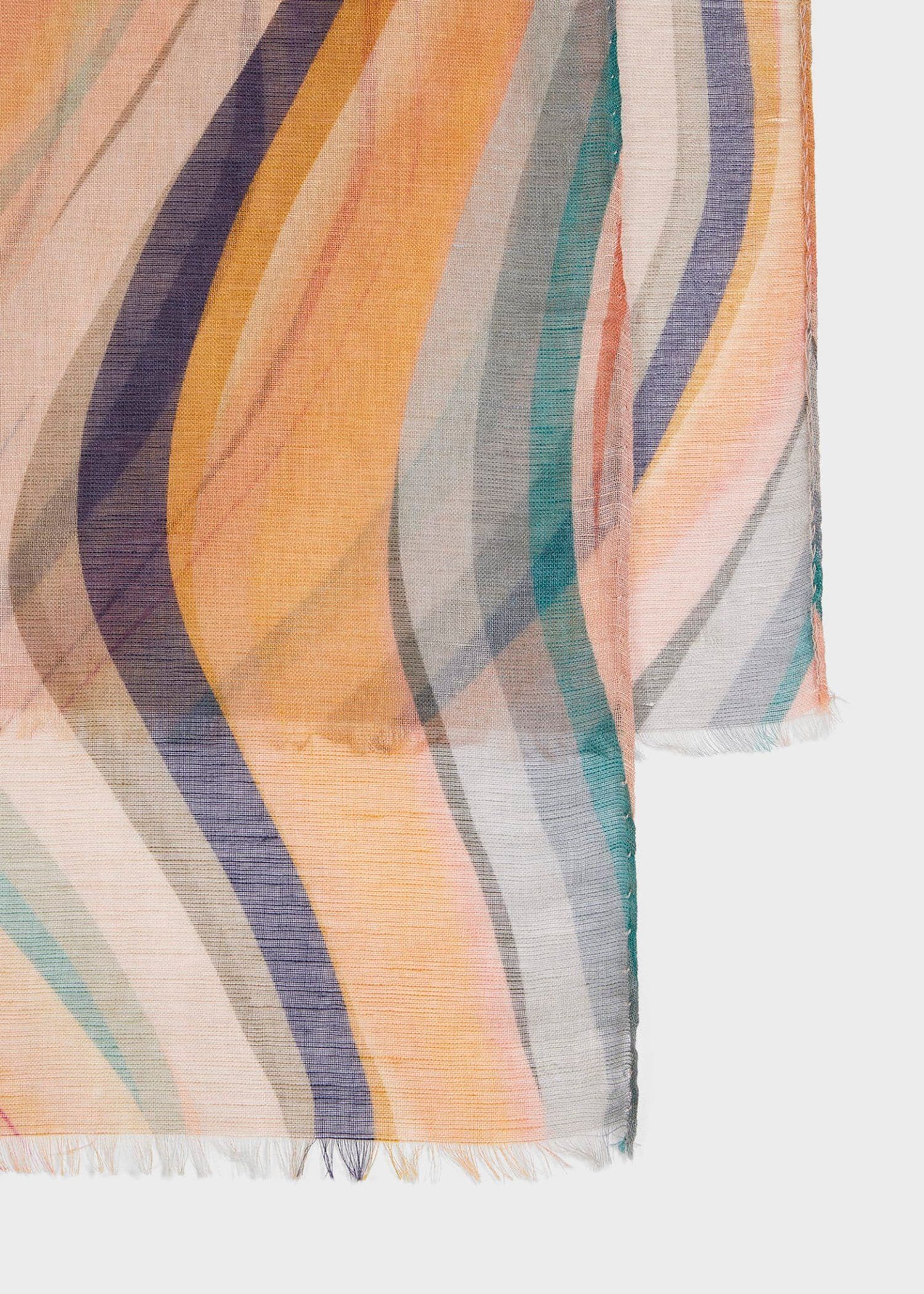 ウィメンズ リネンブレンド "Swirl" スカーフ