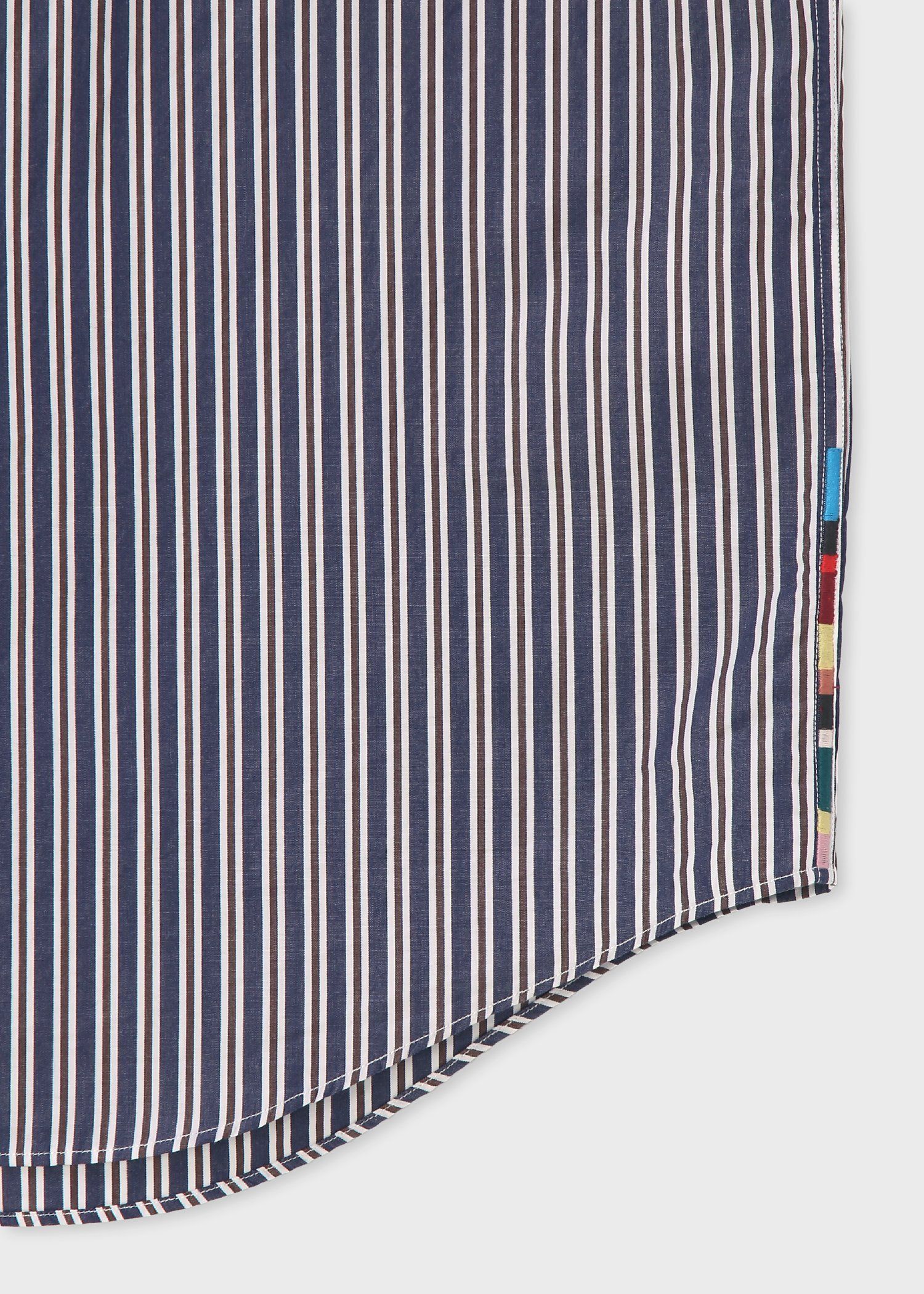"Stripes" オーバーシルエット シャツ