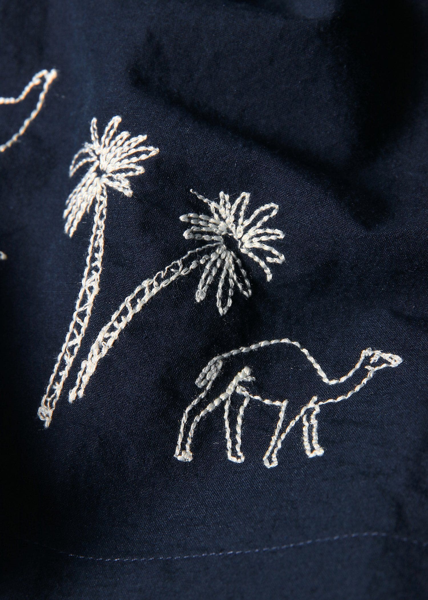 ポールスミス エンブロイダリー ボタニカル 刺繍 シャツ ブラック L Travel Stories