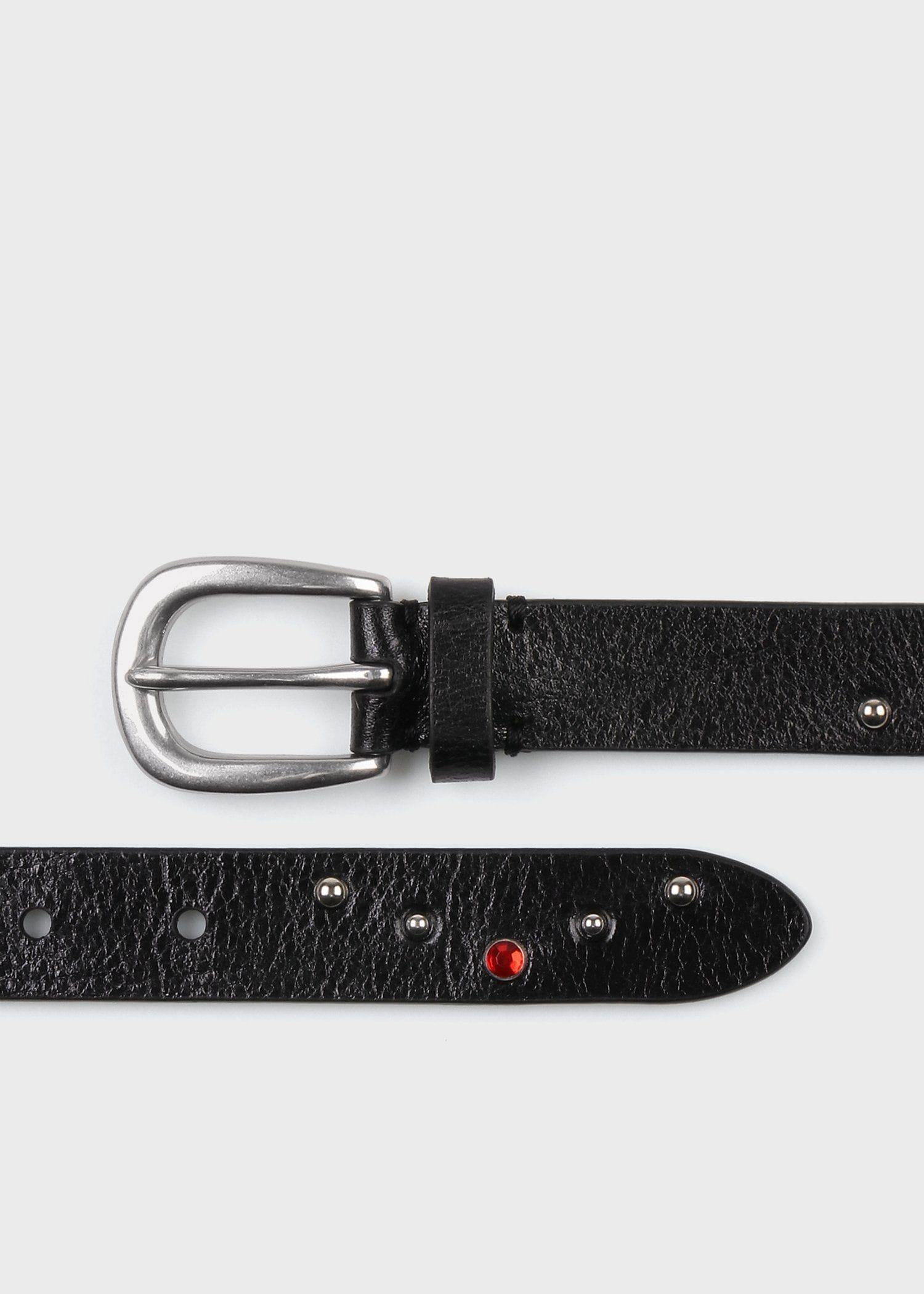 "Tumble Stud" レザーベルト