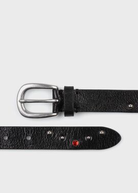 "Tumble Stud" レザーベルト