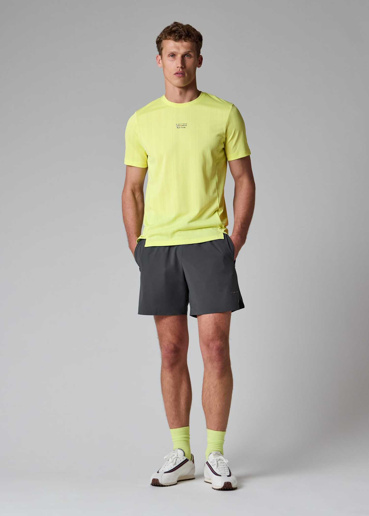Paul Smith ＋ Castore ロゴグラフィック メッシュTシャツ