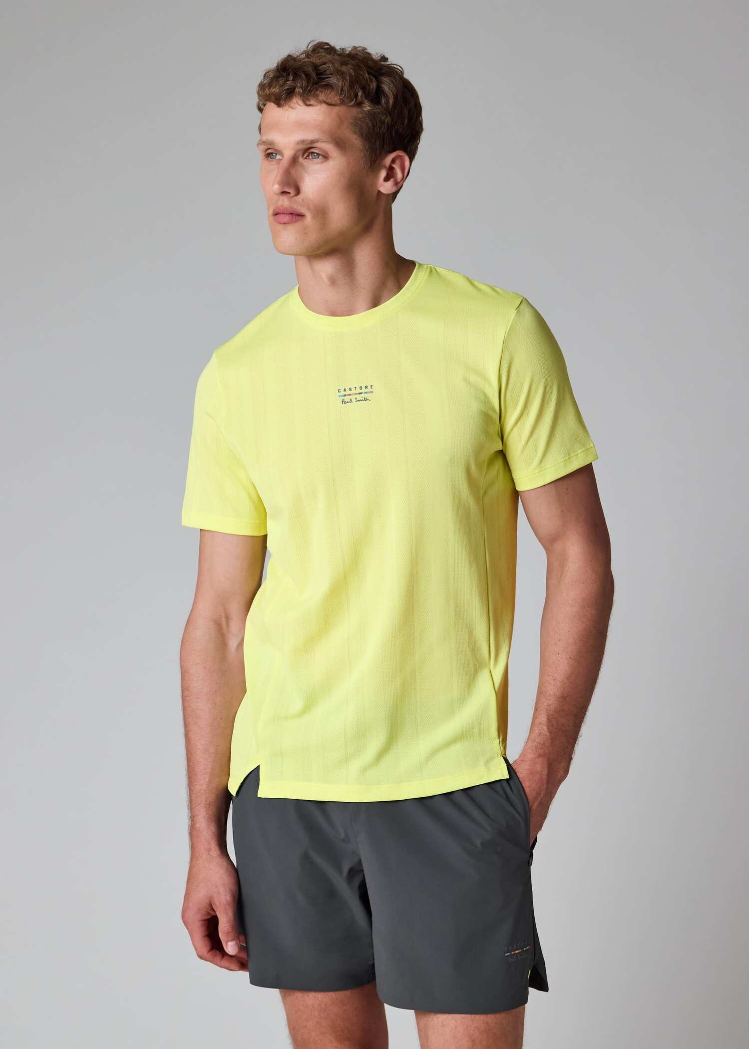 Paul Smith ＋ Castore ロゴグラフィック メッシュTシャツ