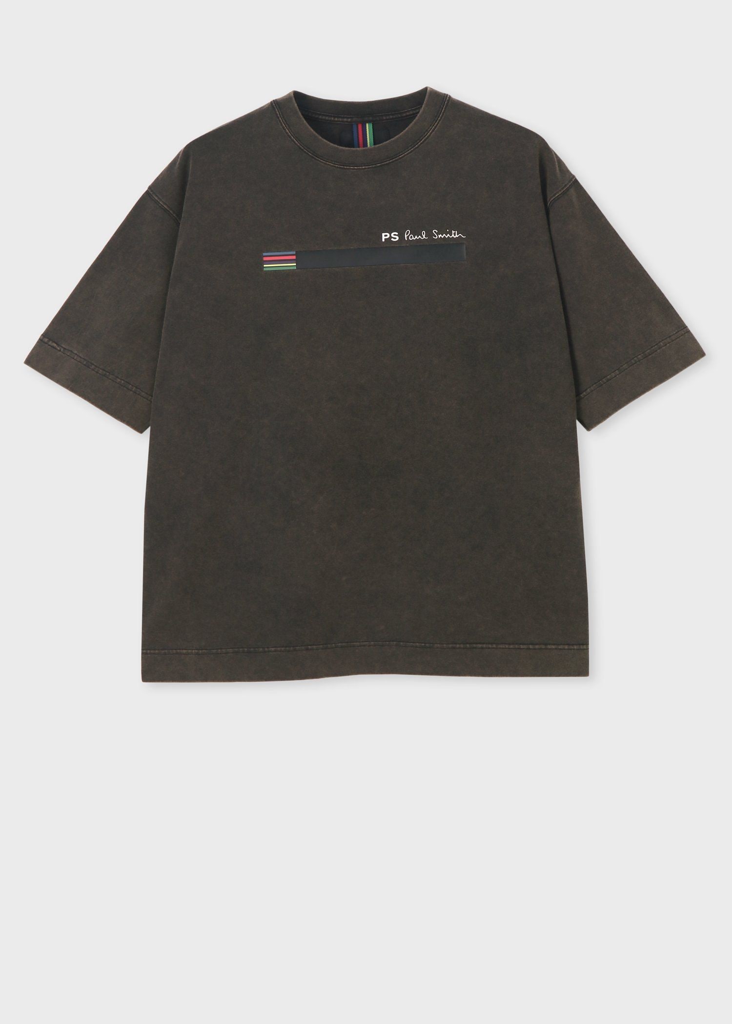 "Sports Stripe Bar" ヴィンテージライク Tシャツ