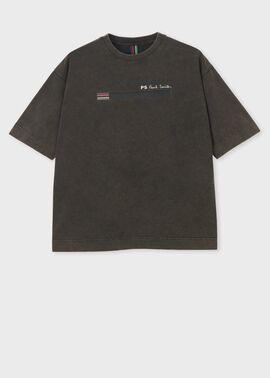 "Sports Stripe Bar" ヴィンテージライク Tシャツ