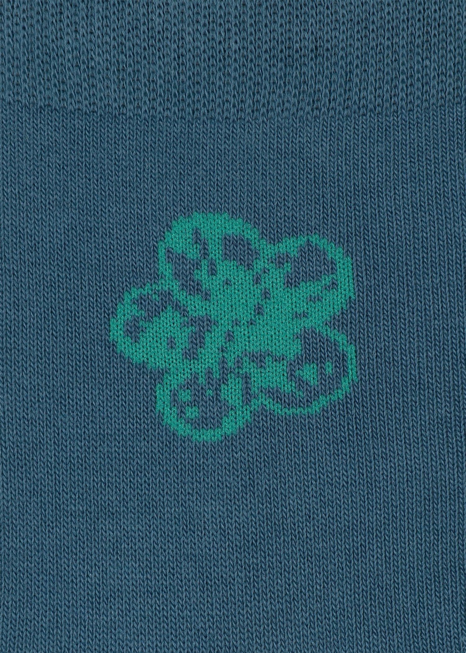 "Zine Floral" ワンポイント ソックス