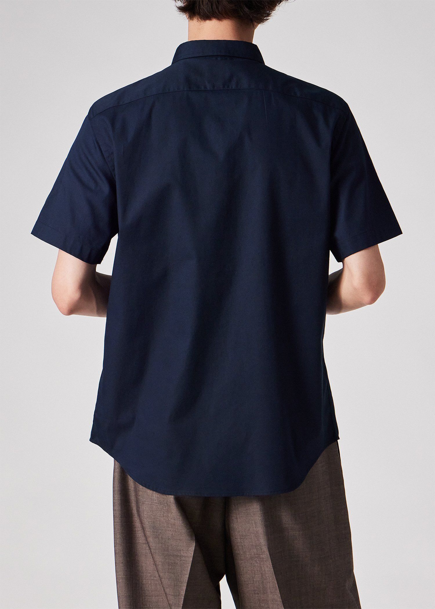 チャームボタン 半袖シャツ（ネイビー） ｜ポール・スミス