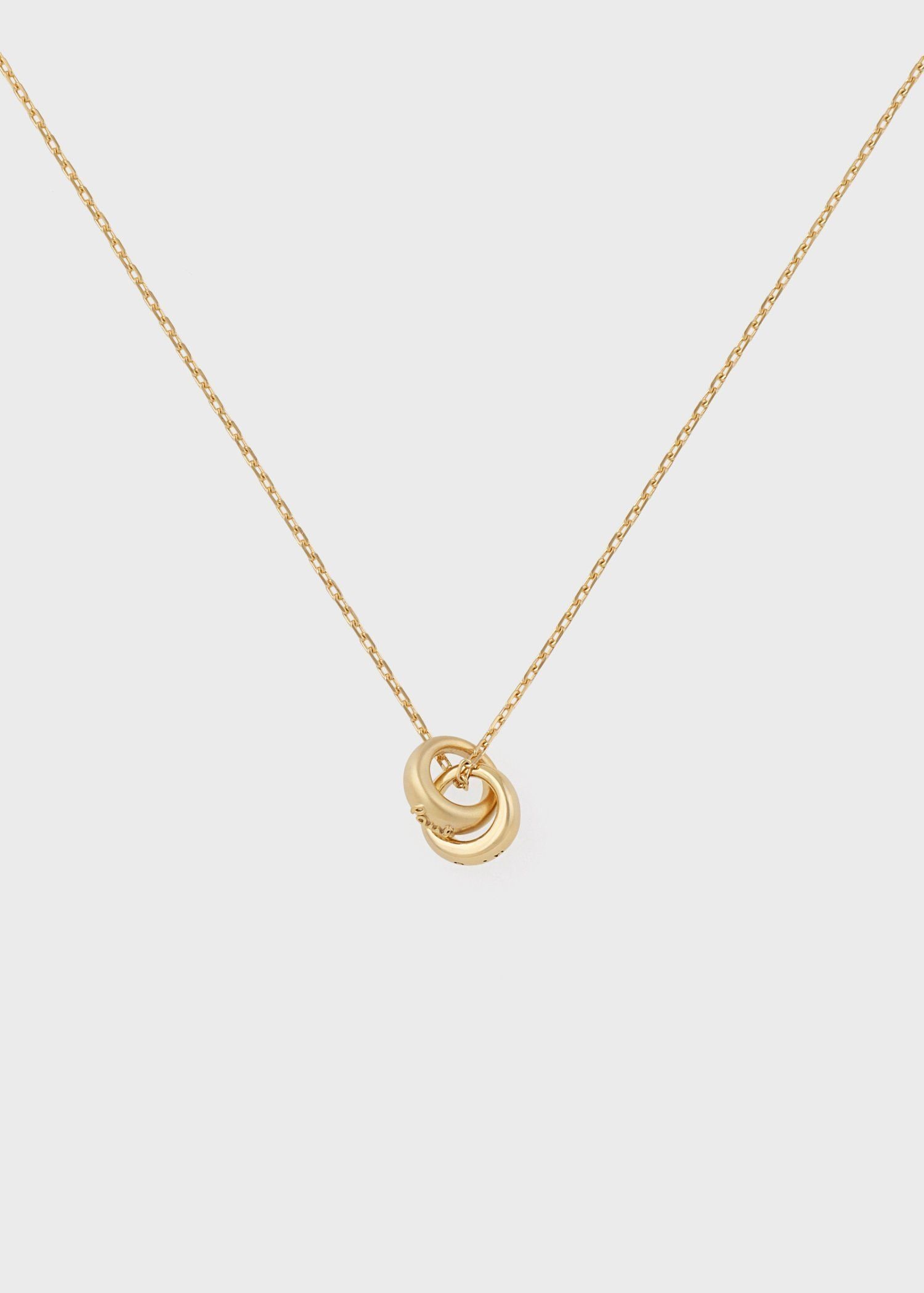 ウィメンズ "Double Ring Motif" ネックレス 