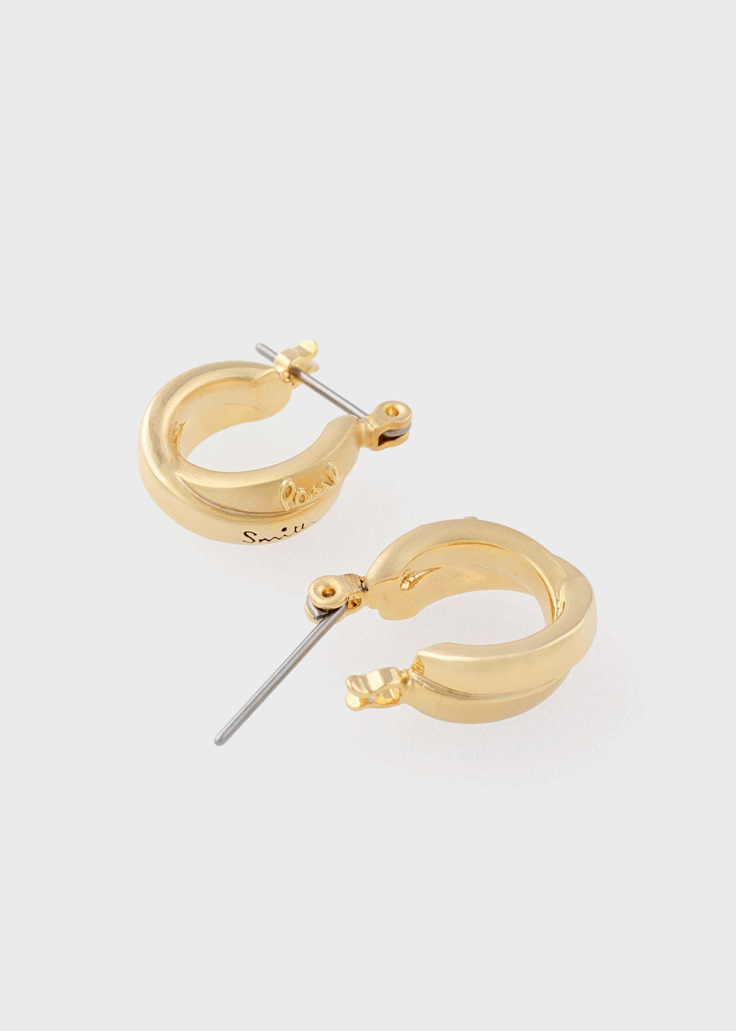 ウィメンズ "Double Ring Motif" ピアス