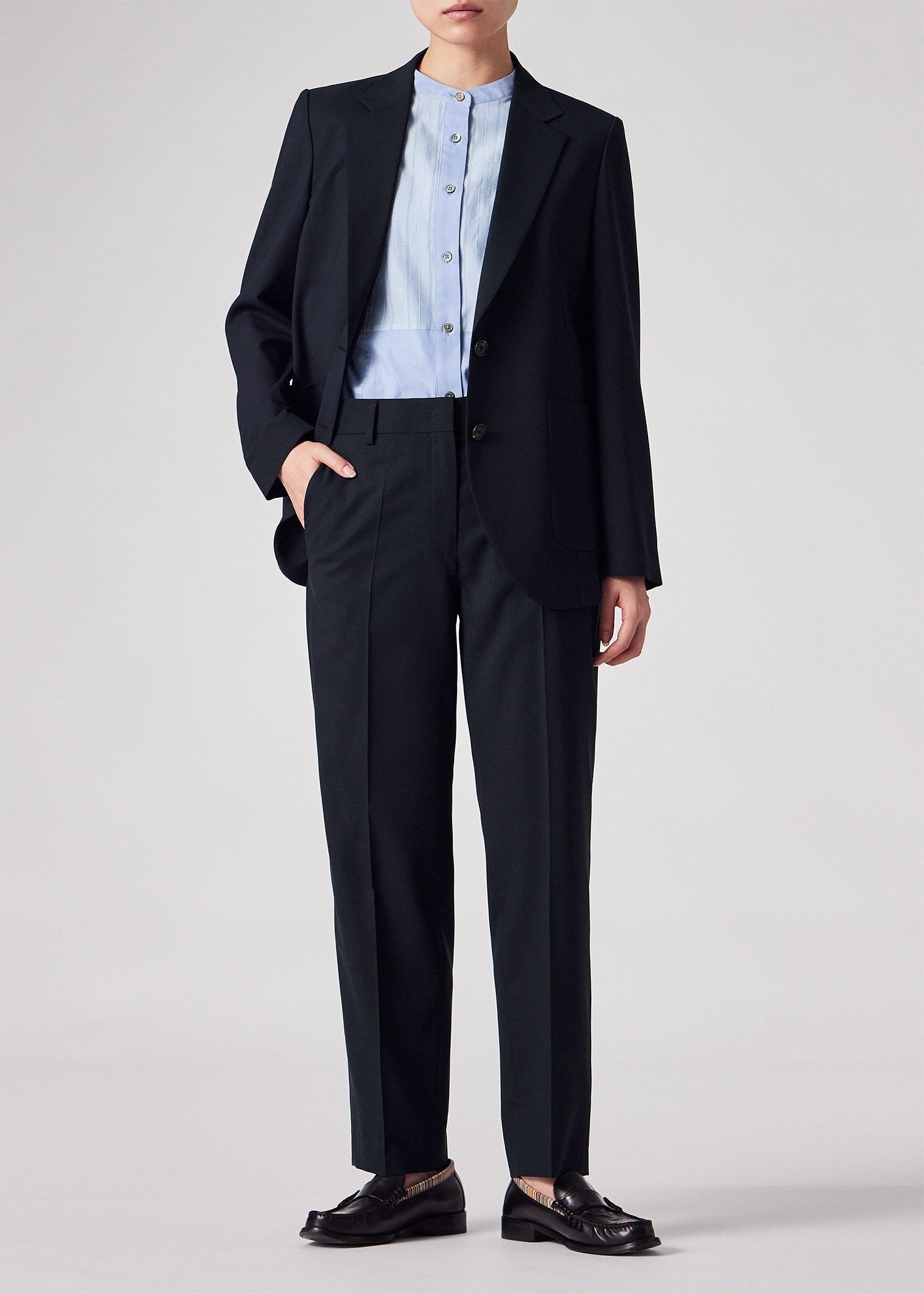 ポールスミス Paul Smith 紺 ジャケット 夏用 L 48-50 ウィメンズ ウォッシャブル サマー ジャケット（ネイビー） ｜ポール