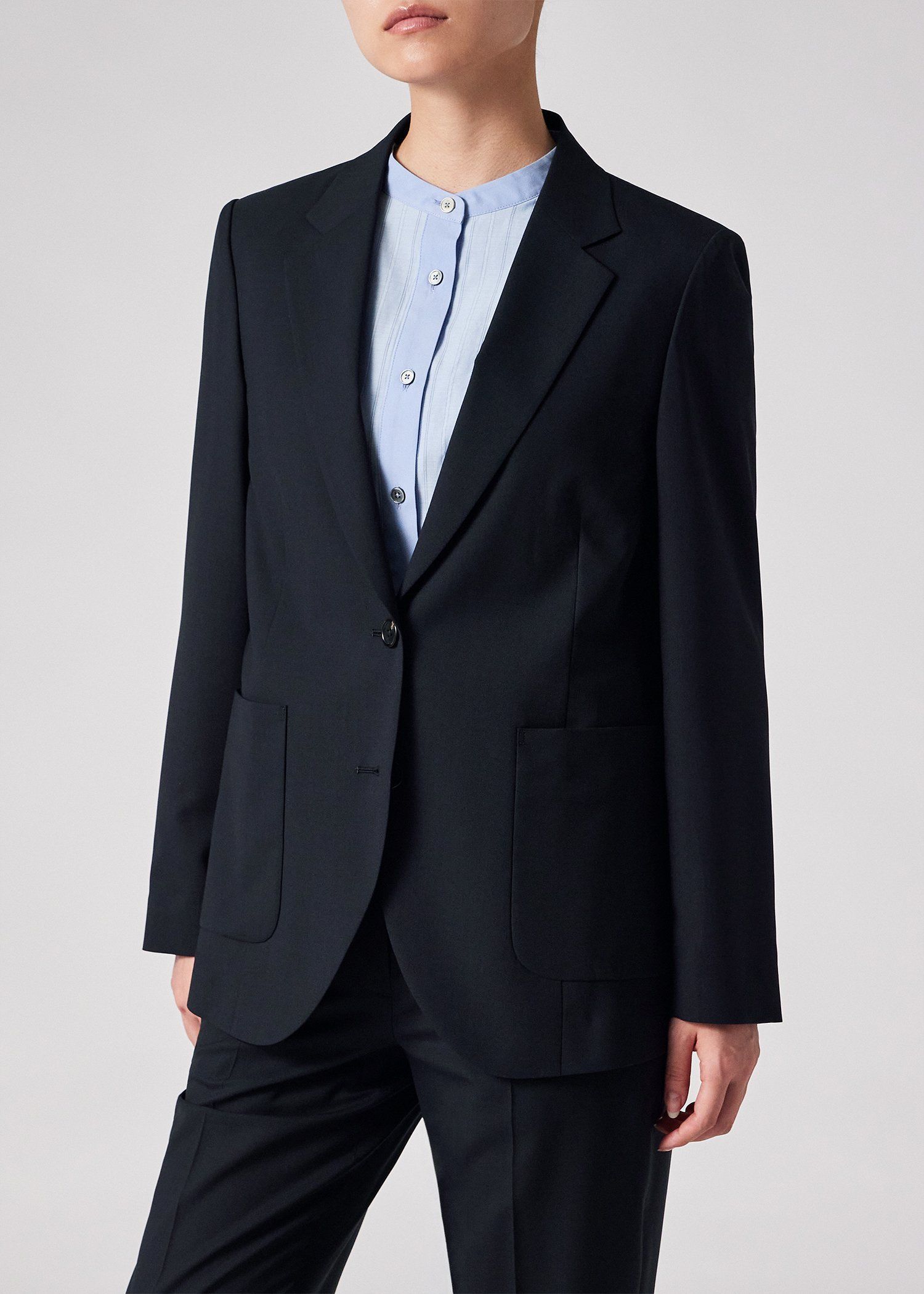 u*f様 ポールスミス Paul Smith ウィメンズ サマージャケット サイ ウィメンズ ウォッシャブル サマー ジャケット（ネイビー） ｜ポール