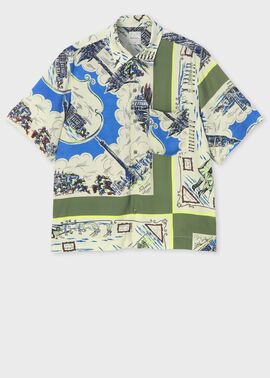 "London Scarf" 半袖シャツ
