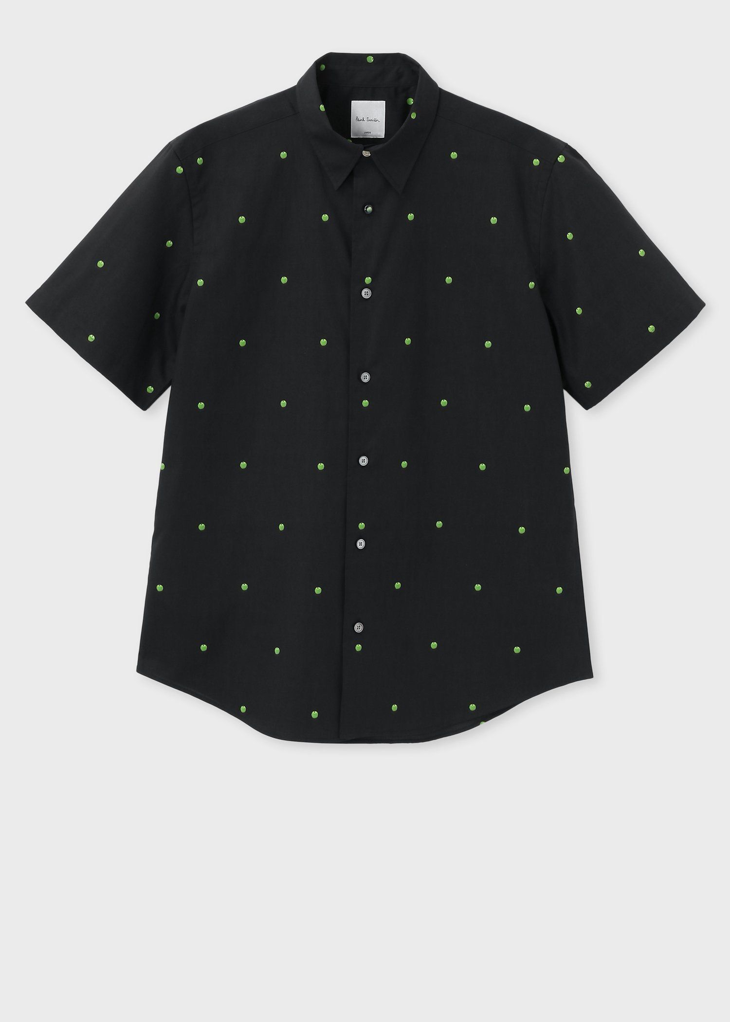 90s Paul Smith 黒×白色セットアップ ＋ 緑茶シャツ Green Apple