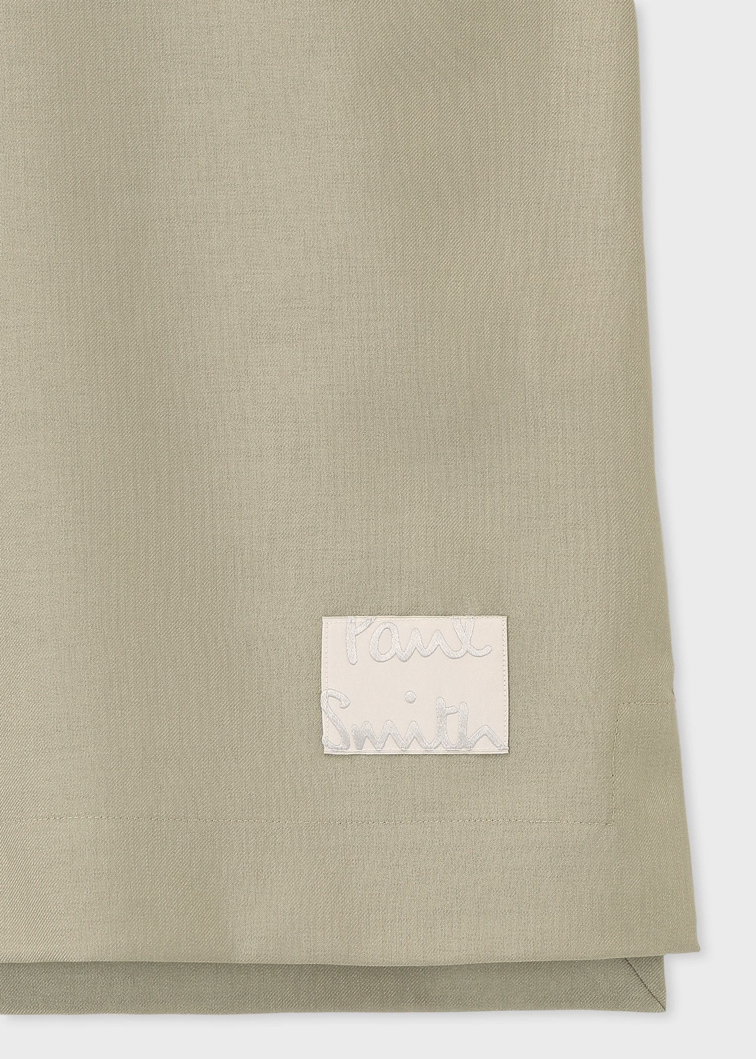 "Cropped Logo" ソリッド 半袖シャツ
