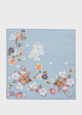 "Climbing Floral" プリントハンカチ