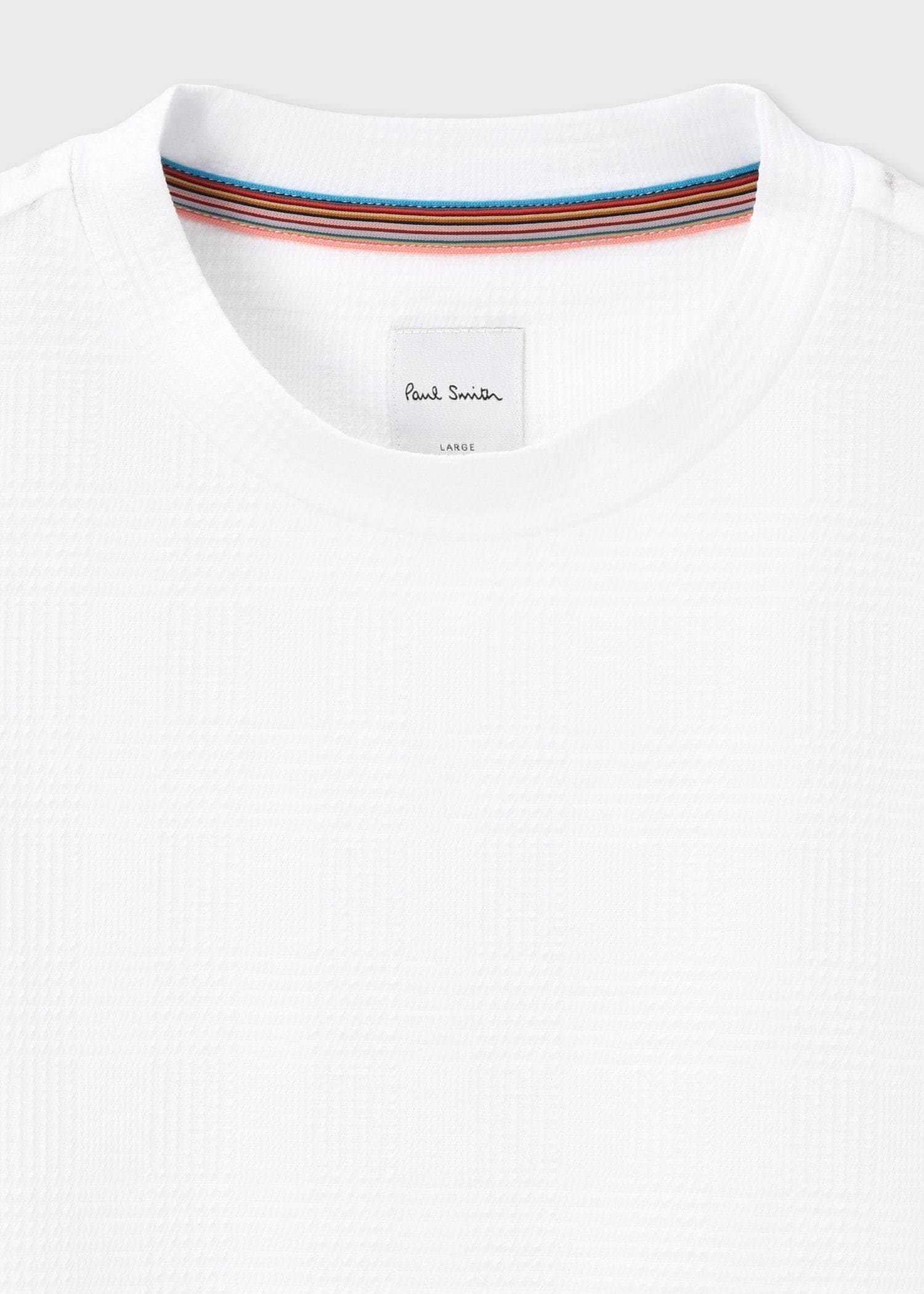 グレンチェック サッカー 半袖Tシャツ