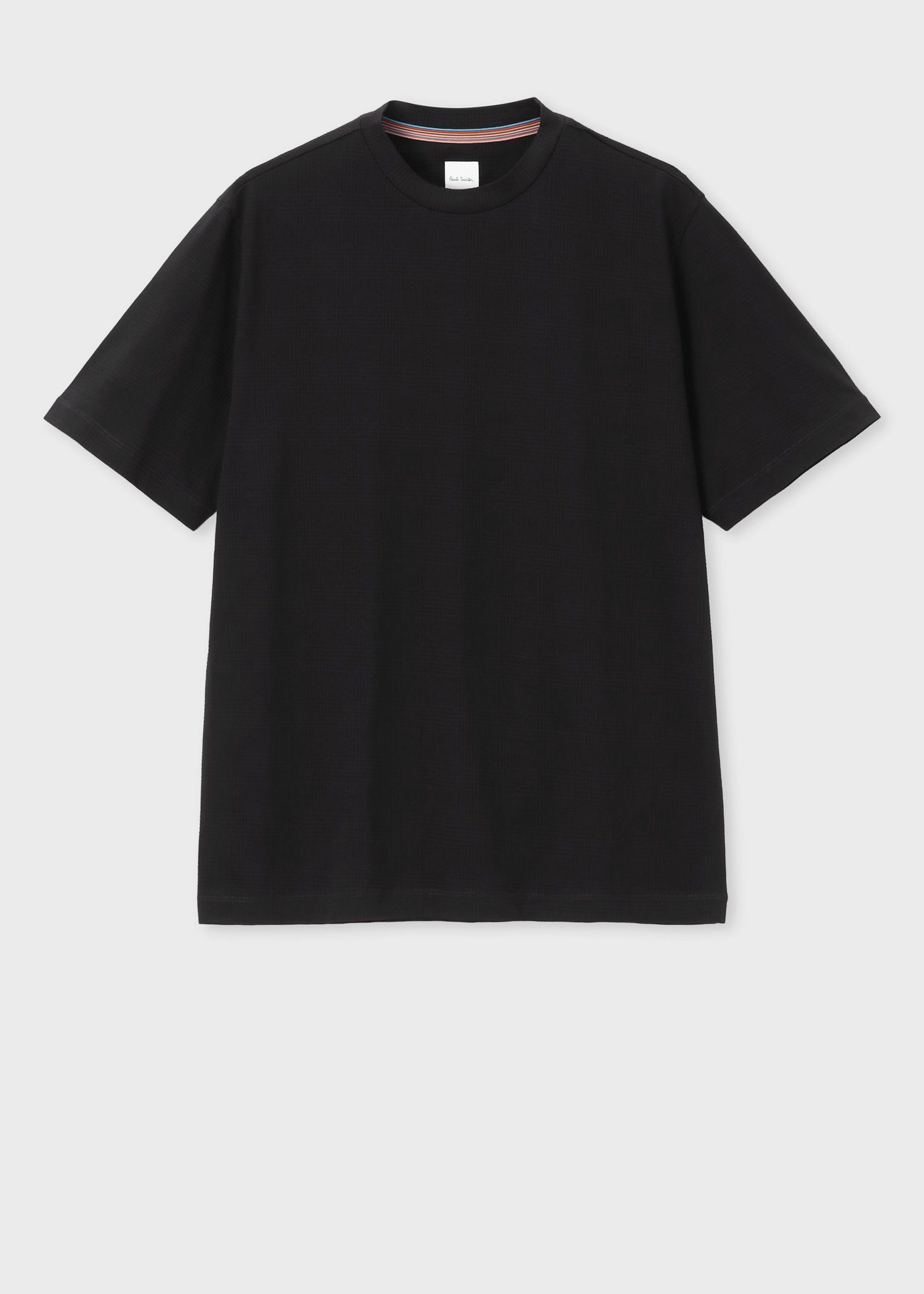 グレンチェック サッカー 半袖Tシャツ