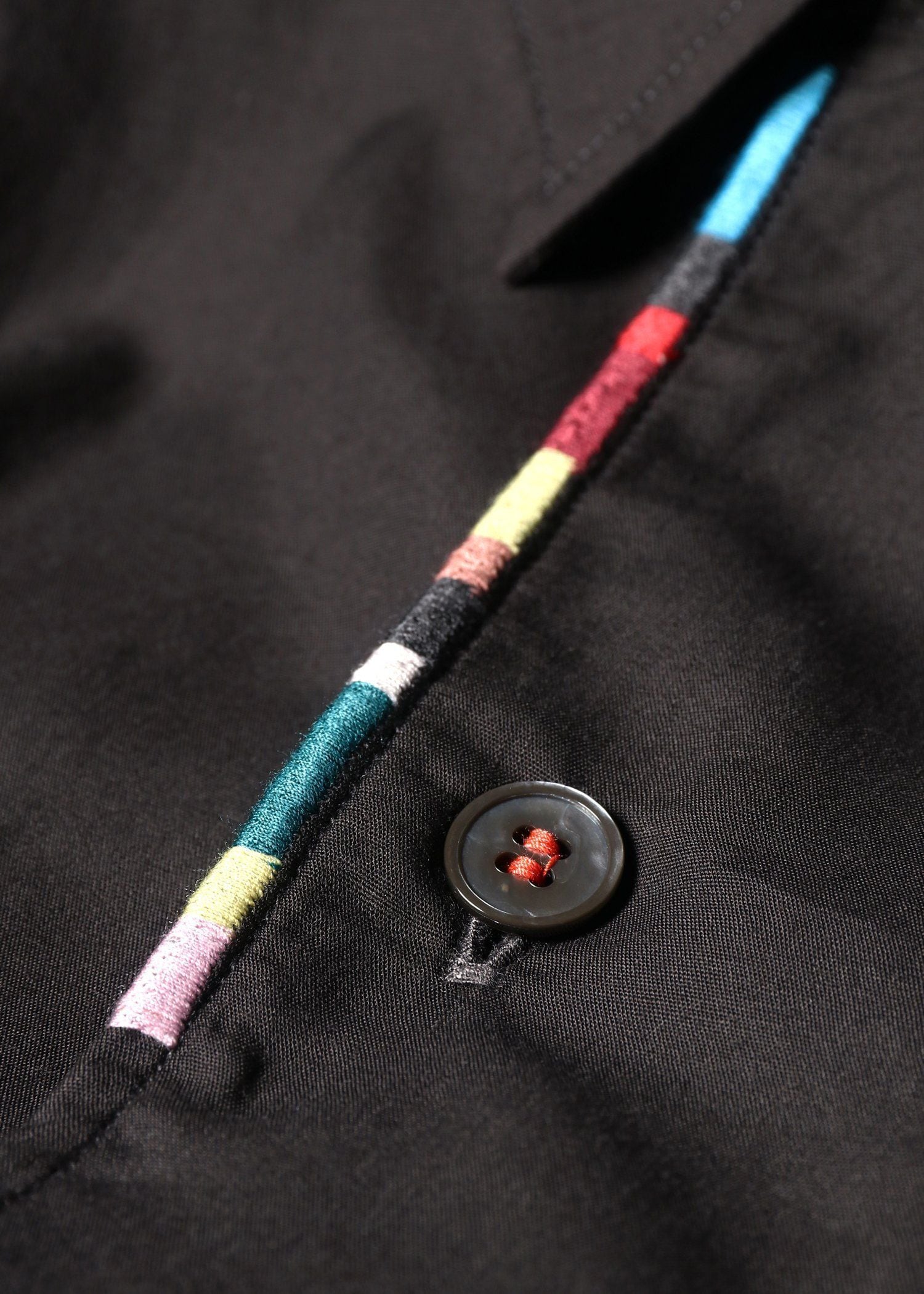 "Signature Stripe" エンブロイダリー 半袖シャツ