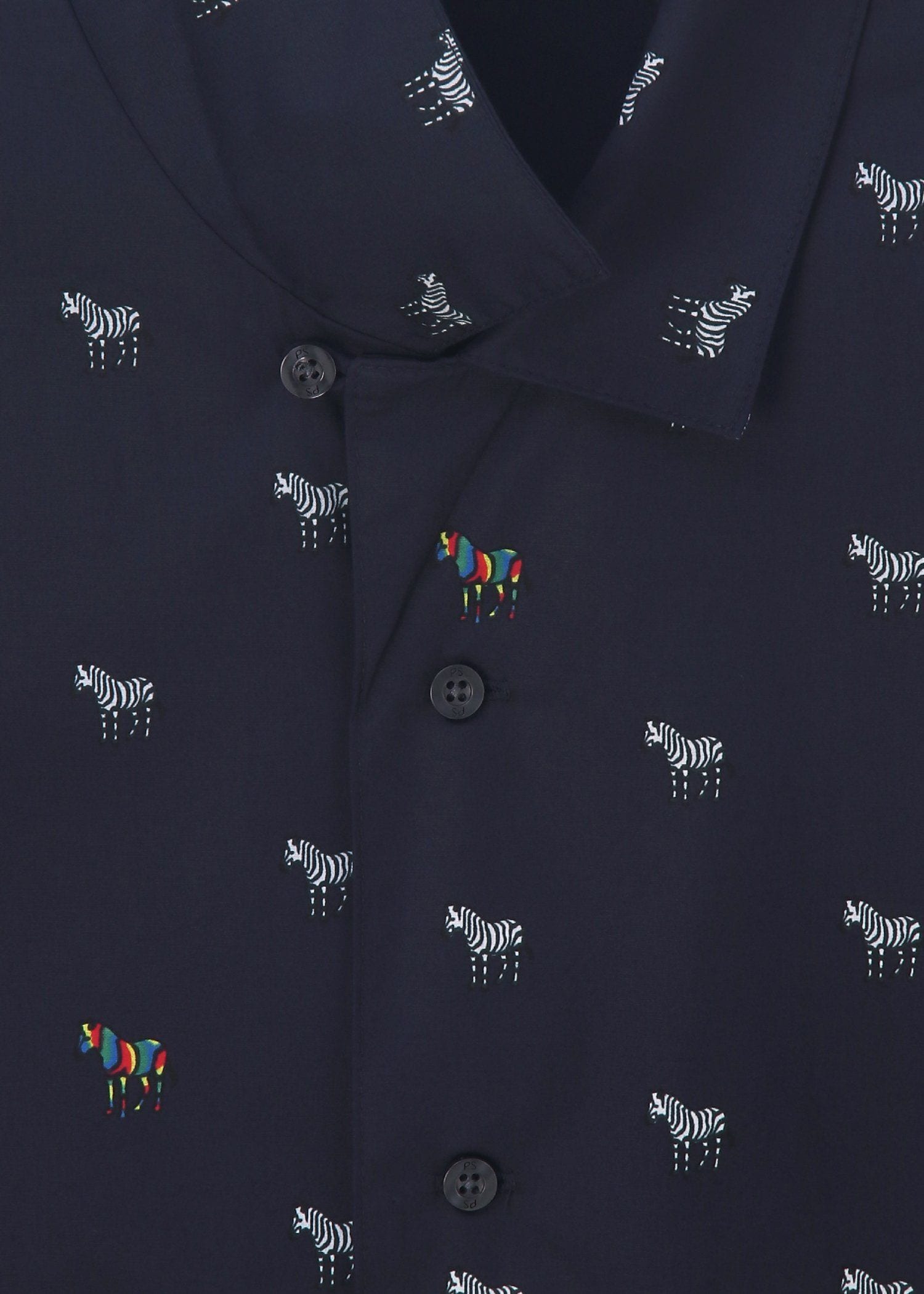 "Zebra Pattern" オープンカラーシャツ
