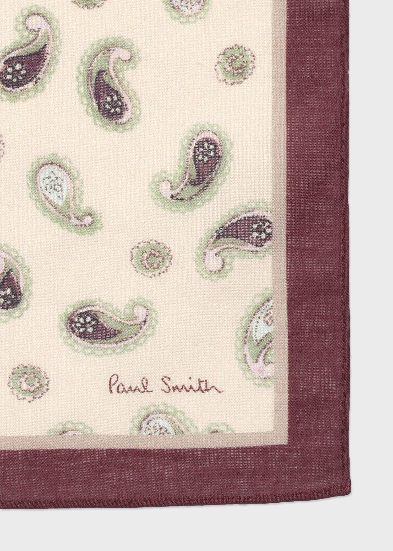 "Summer Paisley" ポケットチーフ