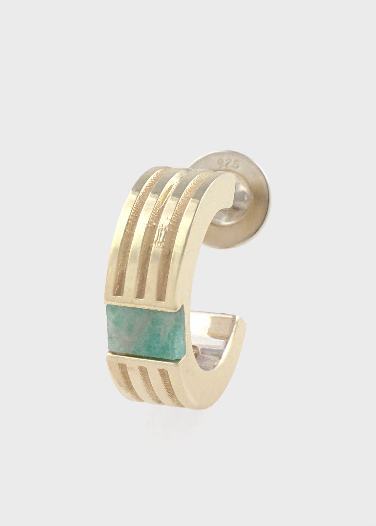 "Natural Stone" シングルピアス